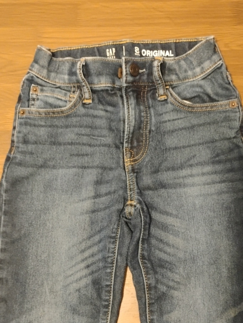 Gap Kids Boys Original Slim Jeans Size 8 Dark Wash